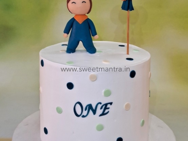 Customised cake for 1st birthday boy