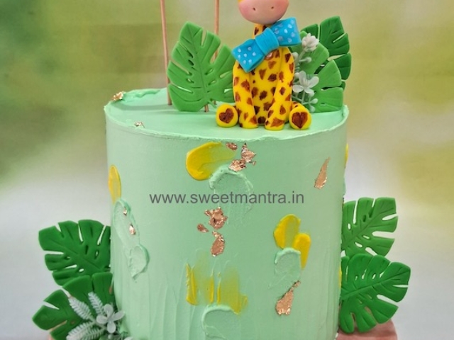 Giraffe cake for 2nd birthday