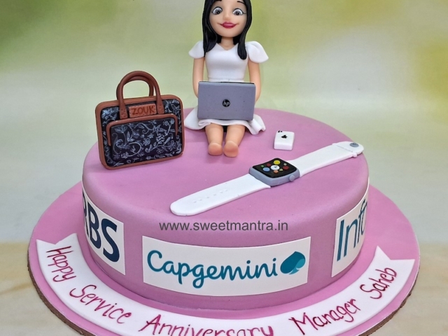 Profession anniversary cake